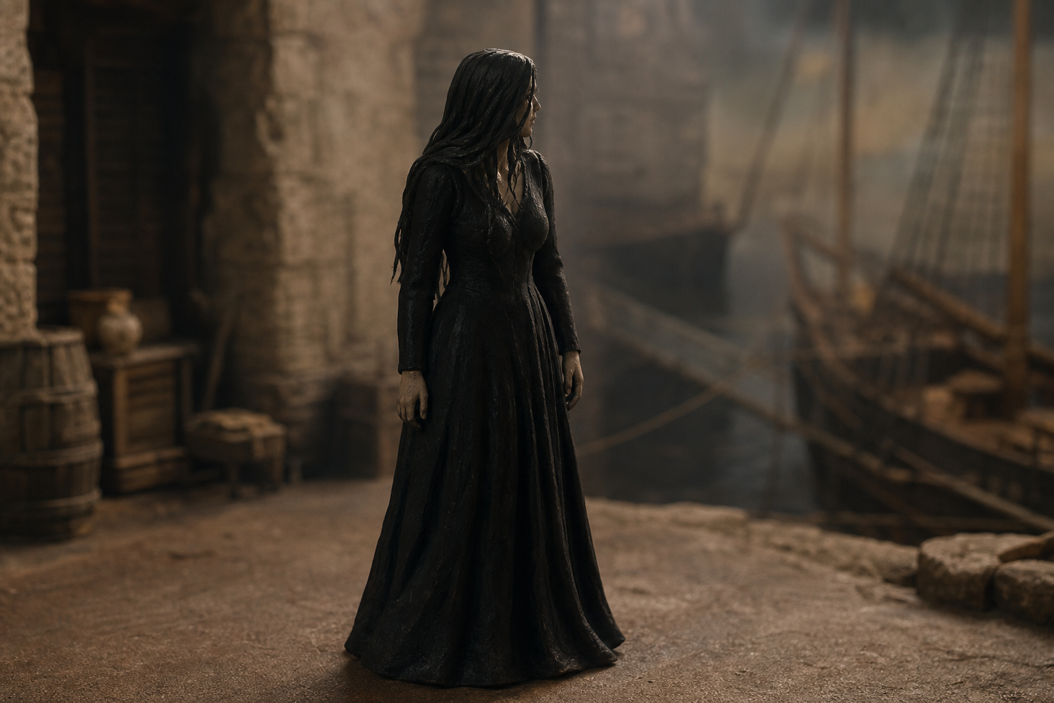 Retrato de mulher misteriosa